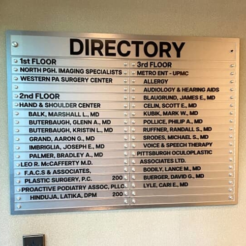 Interior Signage
